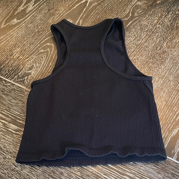 Double Zero Classic Black Ribbed Tank - Picture 9 of 10